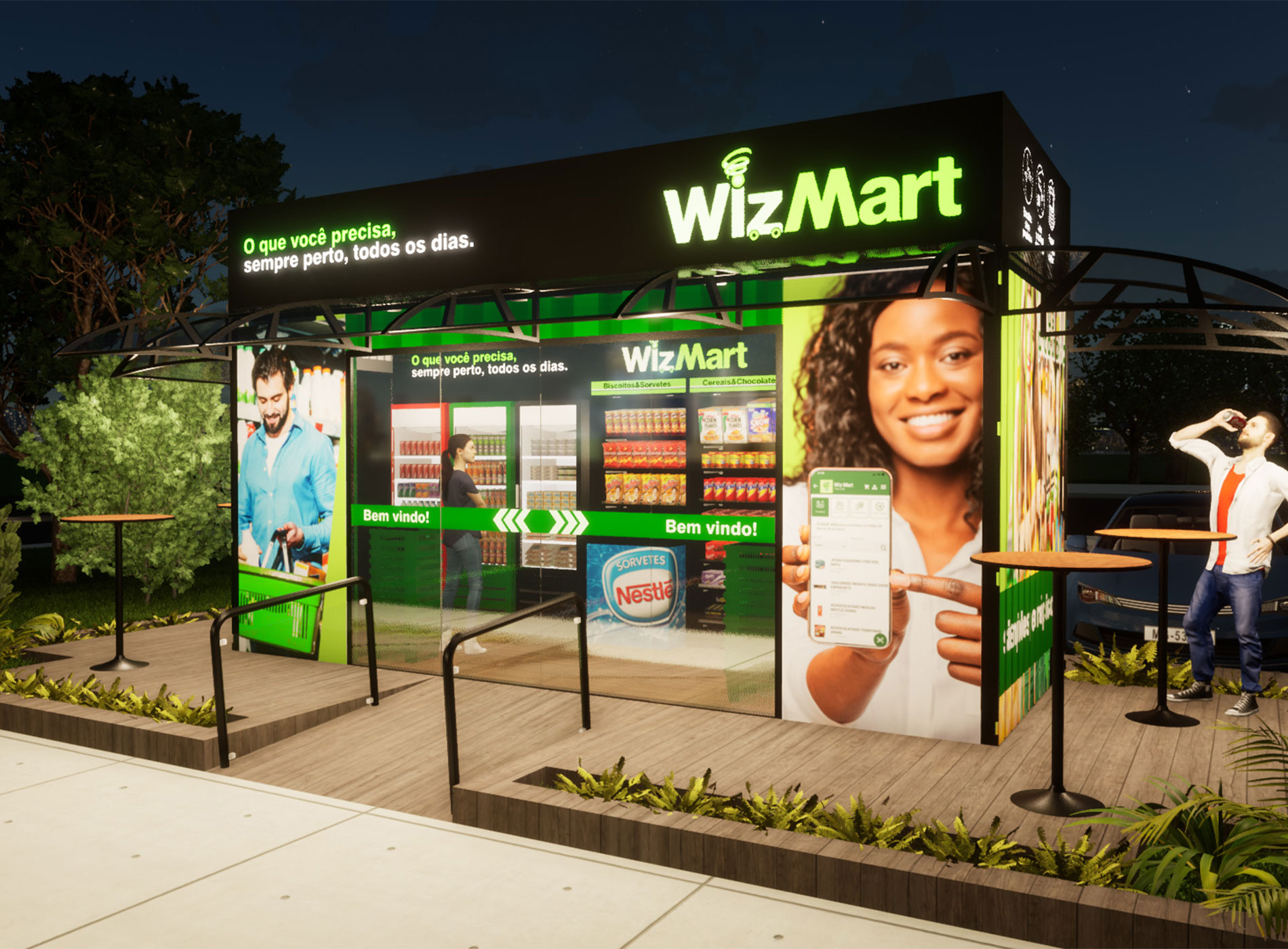 WIZMART • CONTAINER